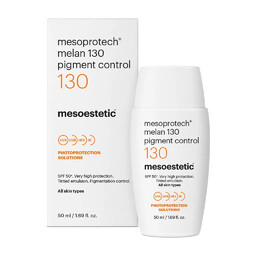 Mesoestetic Fluid koloryzujący SPF 50+ - Mesoprotech Melan