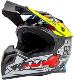 TORQ Kask motocyklowy TORQ-911 Biało-czarny (rozmiar M) RABAT