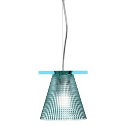 Kartell - Light Air Lampa Wisząca Rzeźbiona Jasnoniebieska
