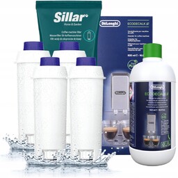 Odkamieniacz Delonghi 0,5l + 4 filtr do wody
