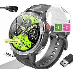 Smartwatch Męski Militarny Rozmowy Wielofunkcyjny 400mAh!!! Pl