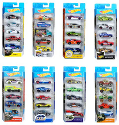 Auta Hot Wheels 5 szt. - Mattel