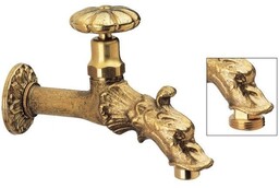 Sapho Retro zawór i rozeta brąz CH123