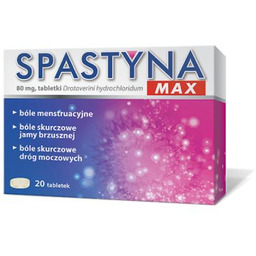 Spastyna MAX 0,08 g - Lek na skurczowe
