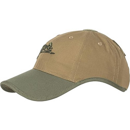 Helikon-Tex Men''s Logo Cap-Polycotton Ripstop-Coyote/Olive Green A, zielone,