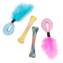 TRIXIE Zestaw Tubes zabawki dla kota z kocimiętką