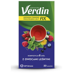 Verdin Fix z owocami leśnymi Ziołowa herbatka