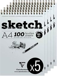 Clairefontaine 96644C - Blok spiralny z papieru szkicowego