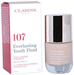 Clarins, Everlasting Youth Fluid, podkład wygładzający 107 Beige,