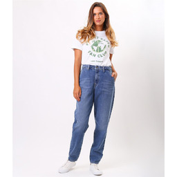 Jeansy damskie mom jeans CLARINE 1720 BRUSHED USED-27