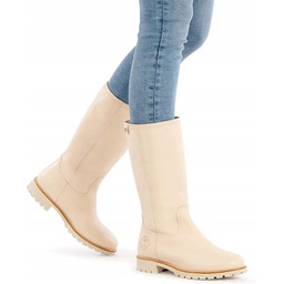 Panama Jack Kozaki Damskie Kremowe Wsuwane 37 Joa