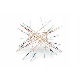 DUŻE DREWNIANE BIERKI MIKADO 90CM GRA ZRĘCZNOŚCIOWA RODZINNA