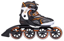 NA1060S CZARNO-POMARAŃCZOWE ROZM. 44 ŁYŻWOROLKI NILS EXTREME OUTLET