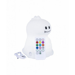 Mesmed Lampka silikonowa nocna MM028 Dinuś z pilotem