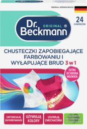 Dr. Beckmann, chusteczki wyłapujące kolor i wspomagające usuwanie