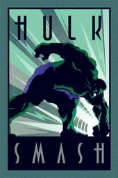 Marvel Hulk Retro - plakat