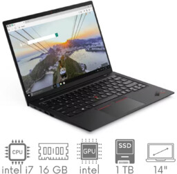 Lenovo ThinkPad X1 Carbon Gen 9 i7-1185G7 16GB