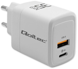 Qoltec 35W GaN 5-20V 1.5-3A 1 x USB-C