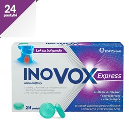 Inovox Express 2 mg + 0,6 mg +1,2