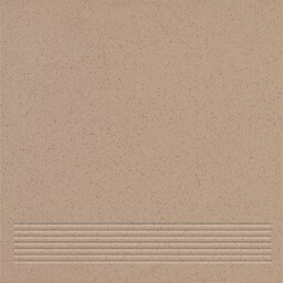 Gres techniczny stopnica KRONOS dark beige mat 30x30