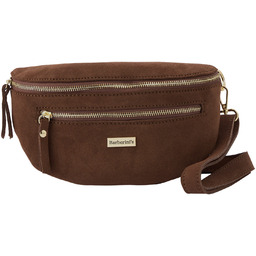 Zamszowa nerka damska Barberinis - Brązowa