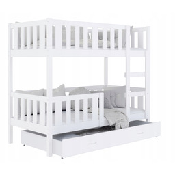 Łóżko piętrowe 160x80 materace Bobo