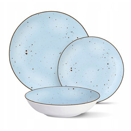 Serwis zestaw obiadowy z porcelany gemma 18 el