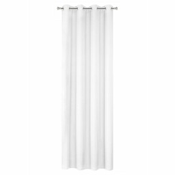 Eurofirany Zasłona 140x250 Rita biała gotowa na przelotkach