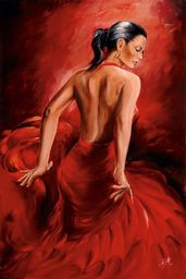 Tancerka Flamenco - plakat