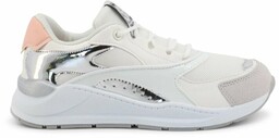 Sneakersy marki Shone model 3526-014. Kolor Biały, Obuwie