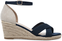 Espadryle Clara Barson WSS20802-03 Granatowy