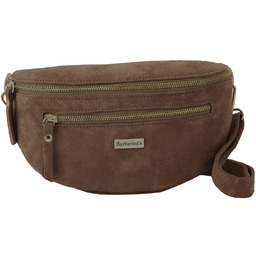 Zamszowa nerka damska Barberinis - Beżowa ciemna