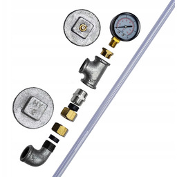 Osprzęt zbiornika hydroforu ocynkowanego Wimest