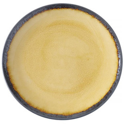 Talerz płytki Topaz 254 mm kamionka żółta -