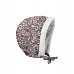 Elodie Details Czapka Winter Bonnet -Blue Garden 0-3