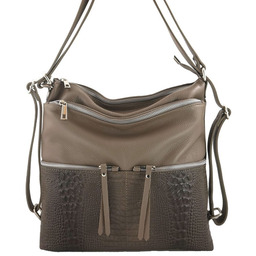 Shopperka plecak 2w1 BARBERINI''S c. beżowy 867-9