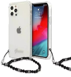 Guess GUHCP12MKPSBK iPhone 12/12 Pro 6,1" Transparent hardcase