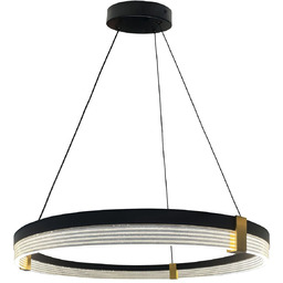 Lampa wisząca Plum 1 LED CCT średnia czarna
