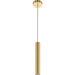 PRO FOCUS Lampa wisząca mosiądz H340cm fi6cm 6W
