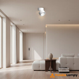 Lampa sufitowa spot ruchomy CRI90+ 20deg; 12W WW
