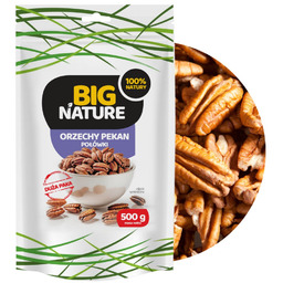 Orzechy Pecan POŁÓWKI 500g - BIG NATURE
