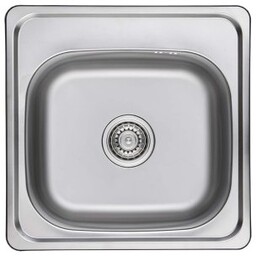 KUCHINOX Zlewozmywak stalowy STANDARD 1-komorowy inox gładki SKS_010T