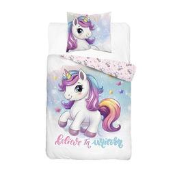 Detexpol Pościel bawełniana młodzieżowa 160x200 - 5701 A