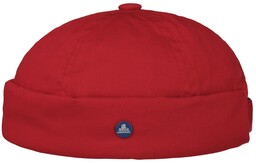Czapka Dokerka Cotton Twill by Hammaburg, czerwony, cm