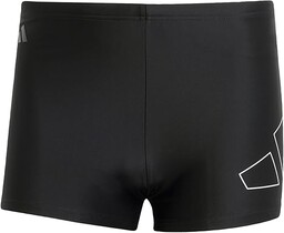 adidas Mężczyźni Big Bars Swim Boxers, Black/White, M
