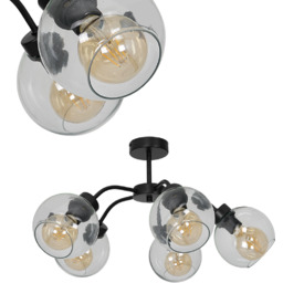 Milagro Lampa sufitowa SOFIA CLEAR 5xE27
