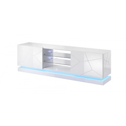 Cama Meble Szafka RTV QIU 200 MDF biały