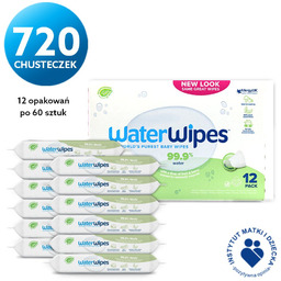 WaterWipes Sensitive+ niemowlę i małe dziecko Chusteczki, 12