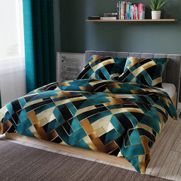 Markizeta Pościel satynowa 160x200 Rubik