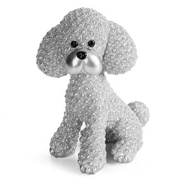 Eurofirany Figurka dekoracyjna Senti 06 14x10x18 srebrna
